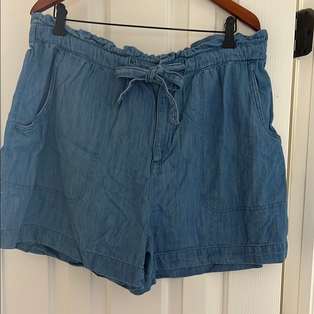 Women's Blue Denim Shorts